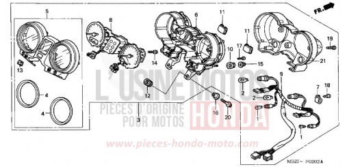 COMPTEUR (CB600F3/4) CB600F4 de 2004